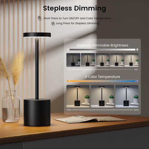 SAKRINGT aluminum metal desk lamp with durable build