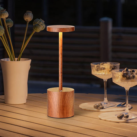 SAKRINGT outdoor patio light provides gentle, inviting illumination.