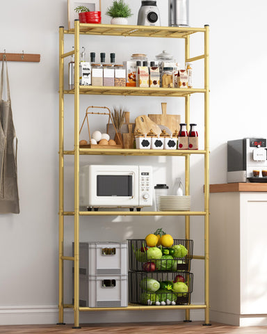 Sakugi heavy duty wire shelf assembly showing quick setup and durable design