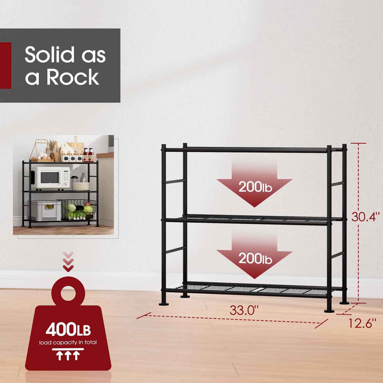 Sakugi shelving unit assembly steps image highlights quick, tool-free setup.