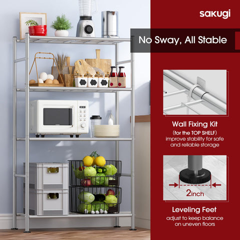 Sakugi shelf kit includes instructions for quick tool-free assembly.
