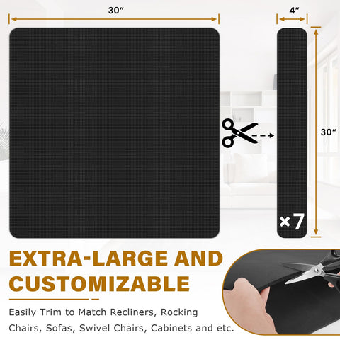 Salcod universal floor protector works on hardwood, tile, and carpet.