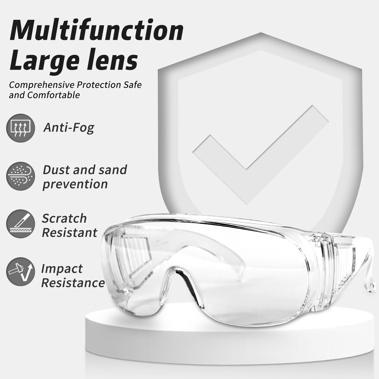 Salfboy anti-fog lens maintains clear visibility in humid conditions.