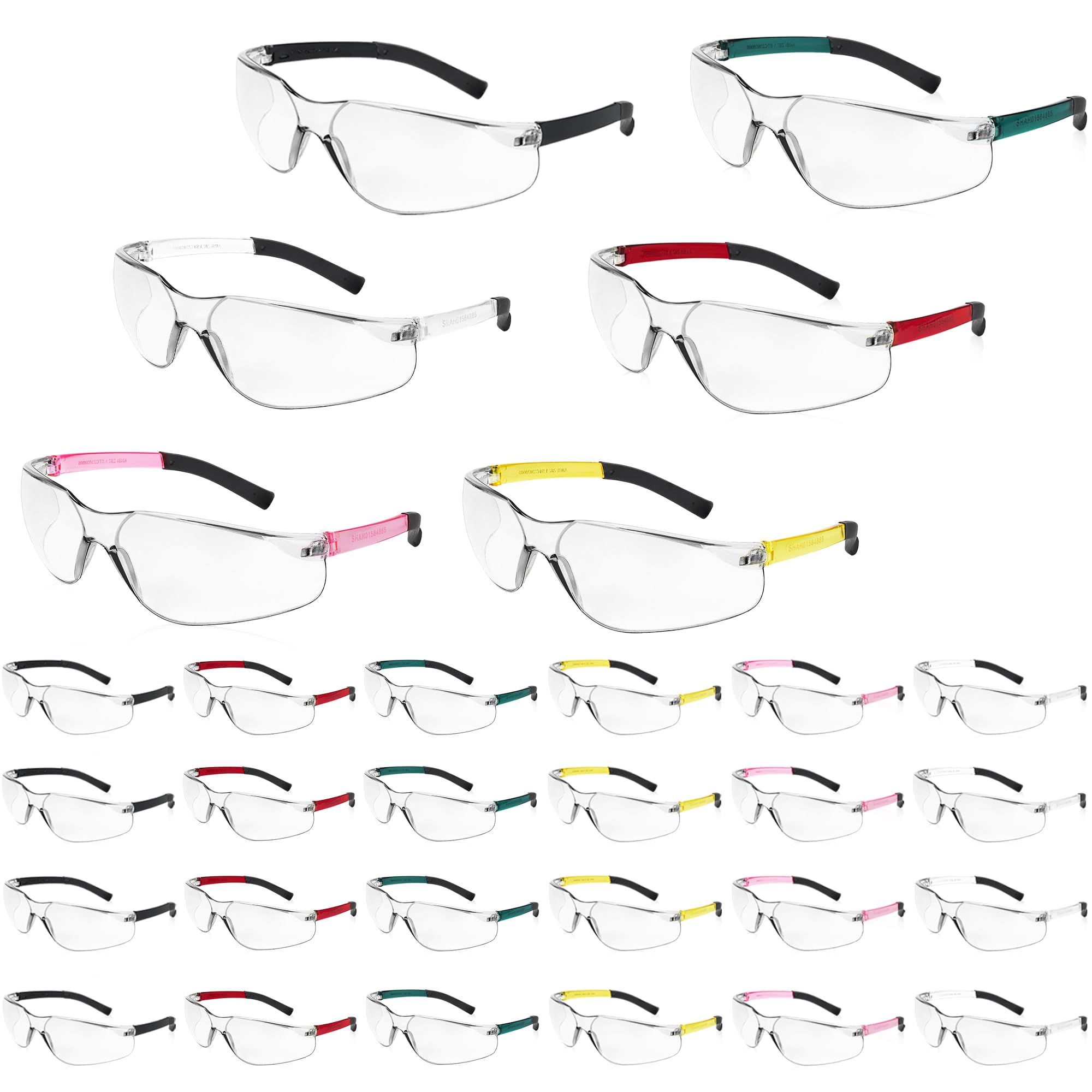 Salfboy clear safety glasses multipack for versatile eye protection in any workspace