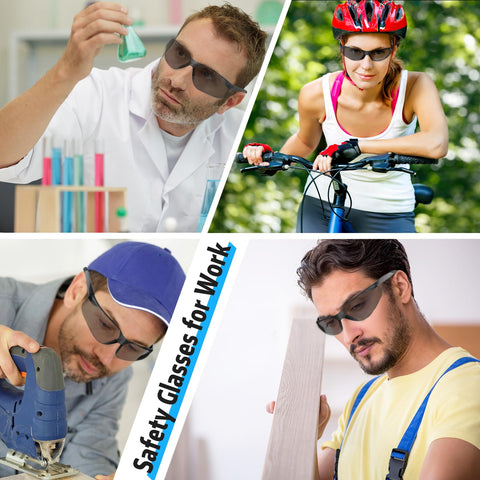 Salfboy wraparound Salfboy safety glasses offer wide coverage and reliable protection.