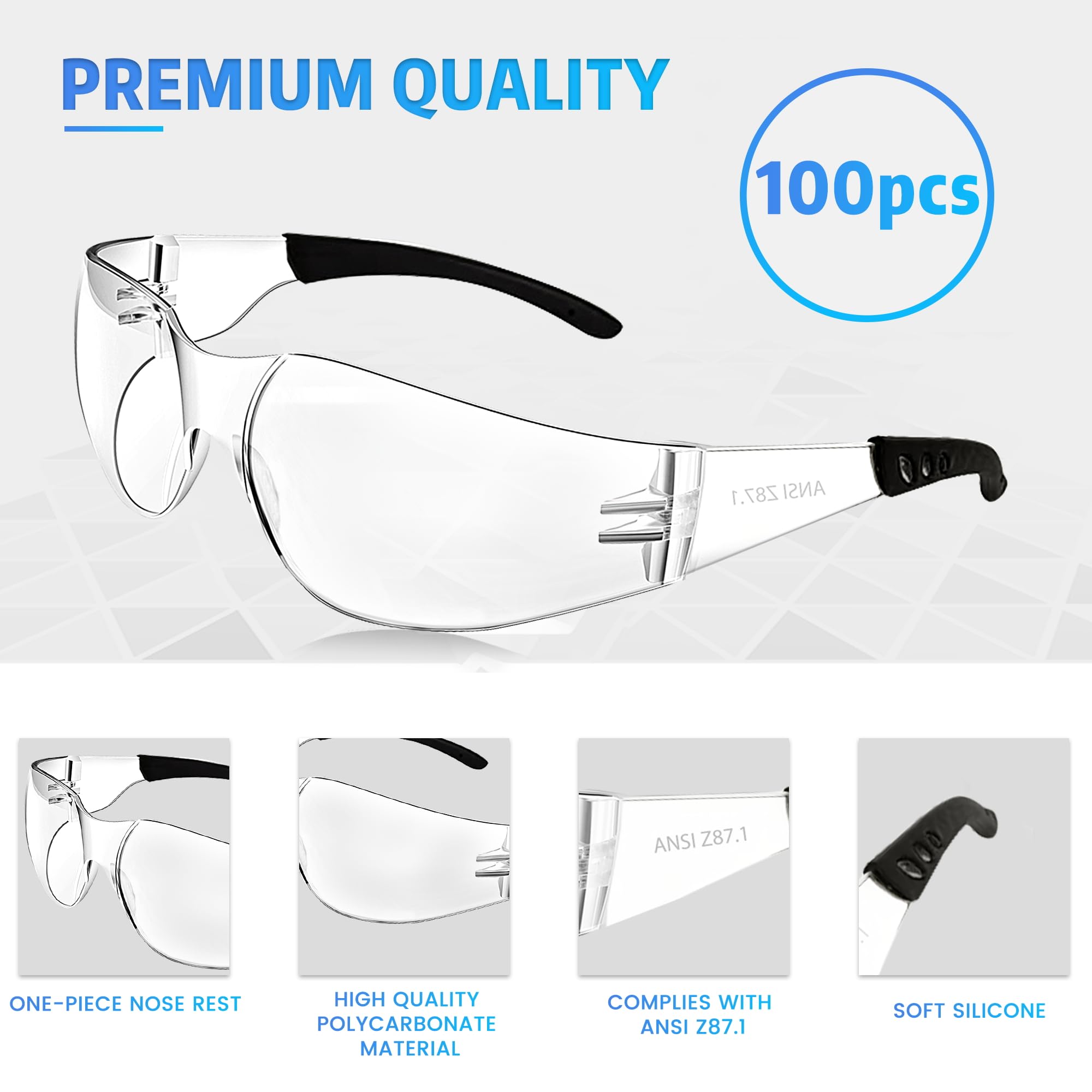 Salfboy safety glasses with UV-blocking lenses for outdoor use.