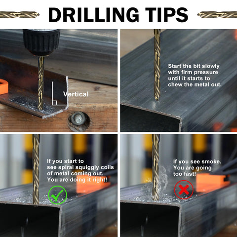 SALI cobalt drill bit delivers durability for metal, wood, plastic, and aluminum projects
