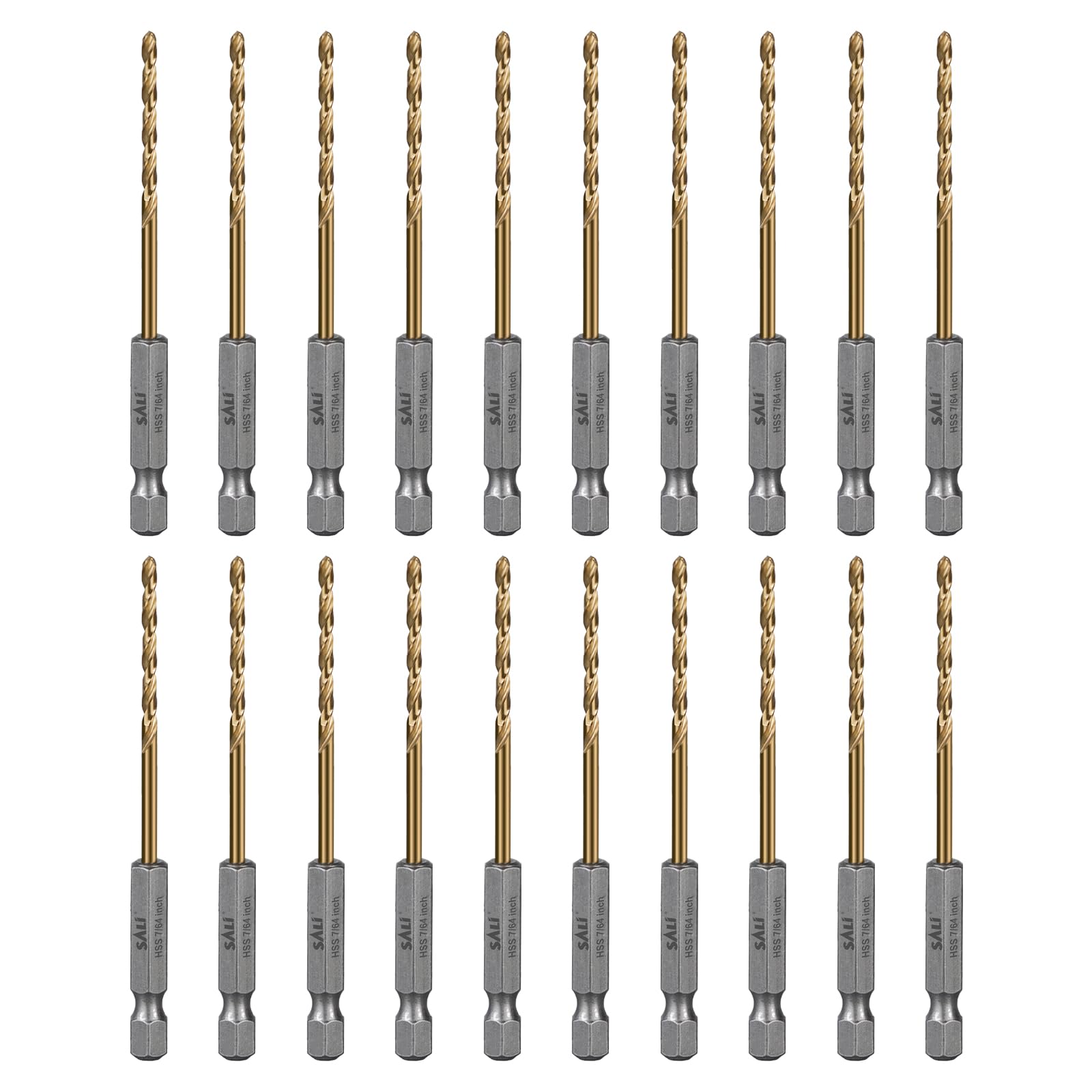 SALI cobalt drill bit set 7-64 overview shows durable HSS for tough materials