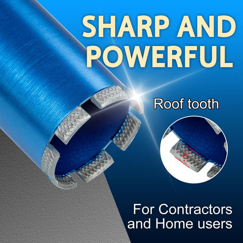 SALI core bit with 1-1/4-7 inch thread for standard rigs