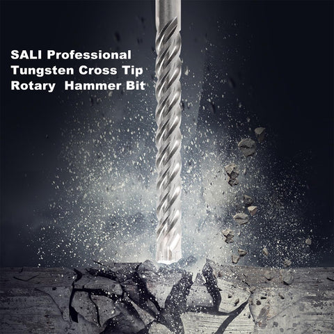 SALI drill bit with efficient dust transport feature demonstration