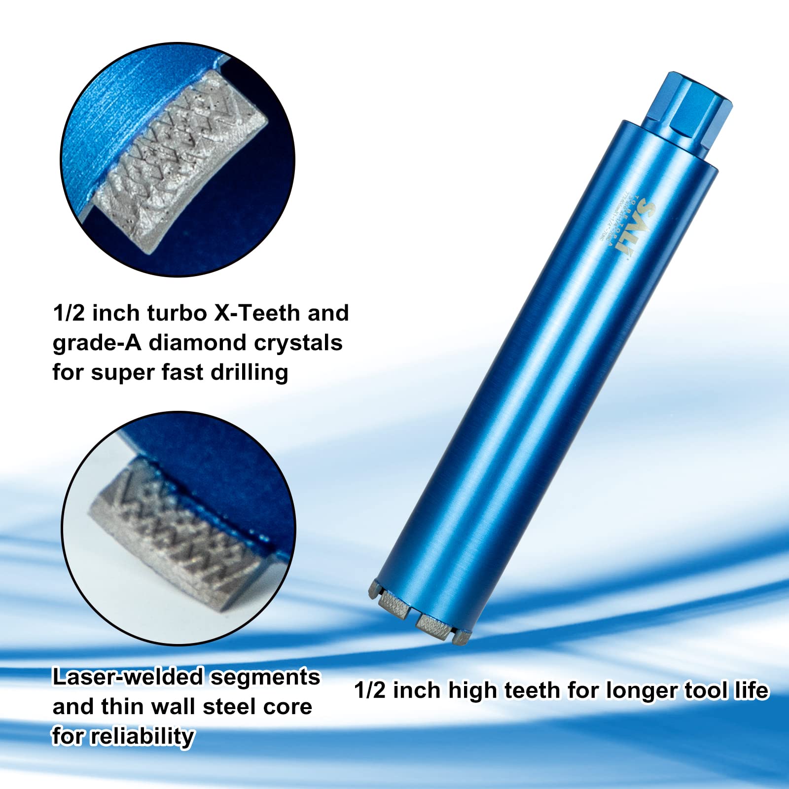 SALI bit using water cooling to extend life and reduce heat