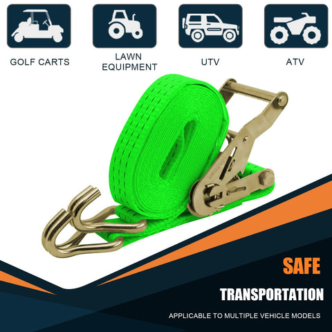 SALUINOKI strap shown securing cargo to a truck bed
