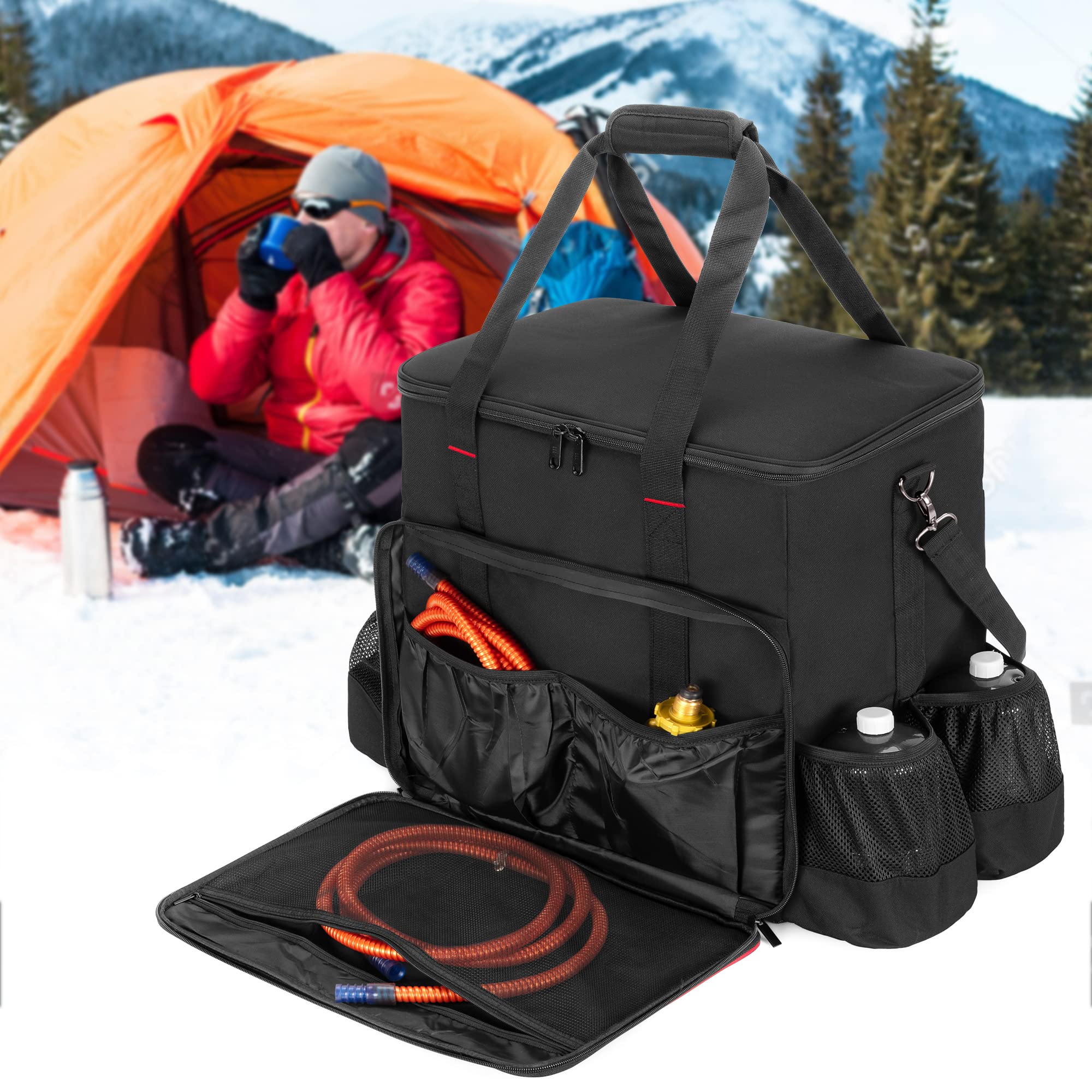 Samdew big heater carry bag padded interior protecting the heater during transport