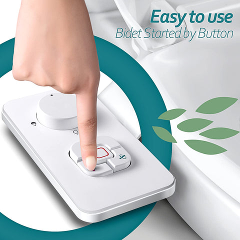 SAMODRA bidet attachment easy installation on most two-piece toilets