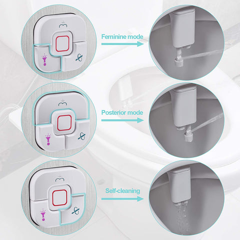 SAMODRA easy installation on most two-piece toilets.
