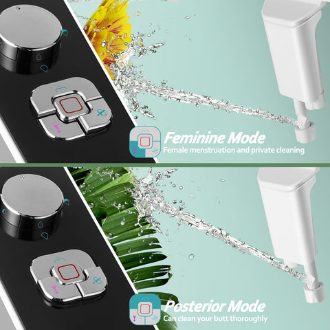 SAMODRA Bidet Attachment rear nozzle enabling thorough rear wash with adjustable pressure
