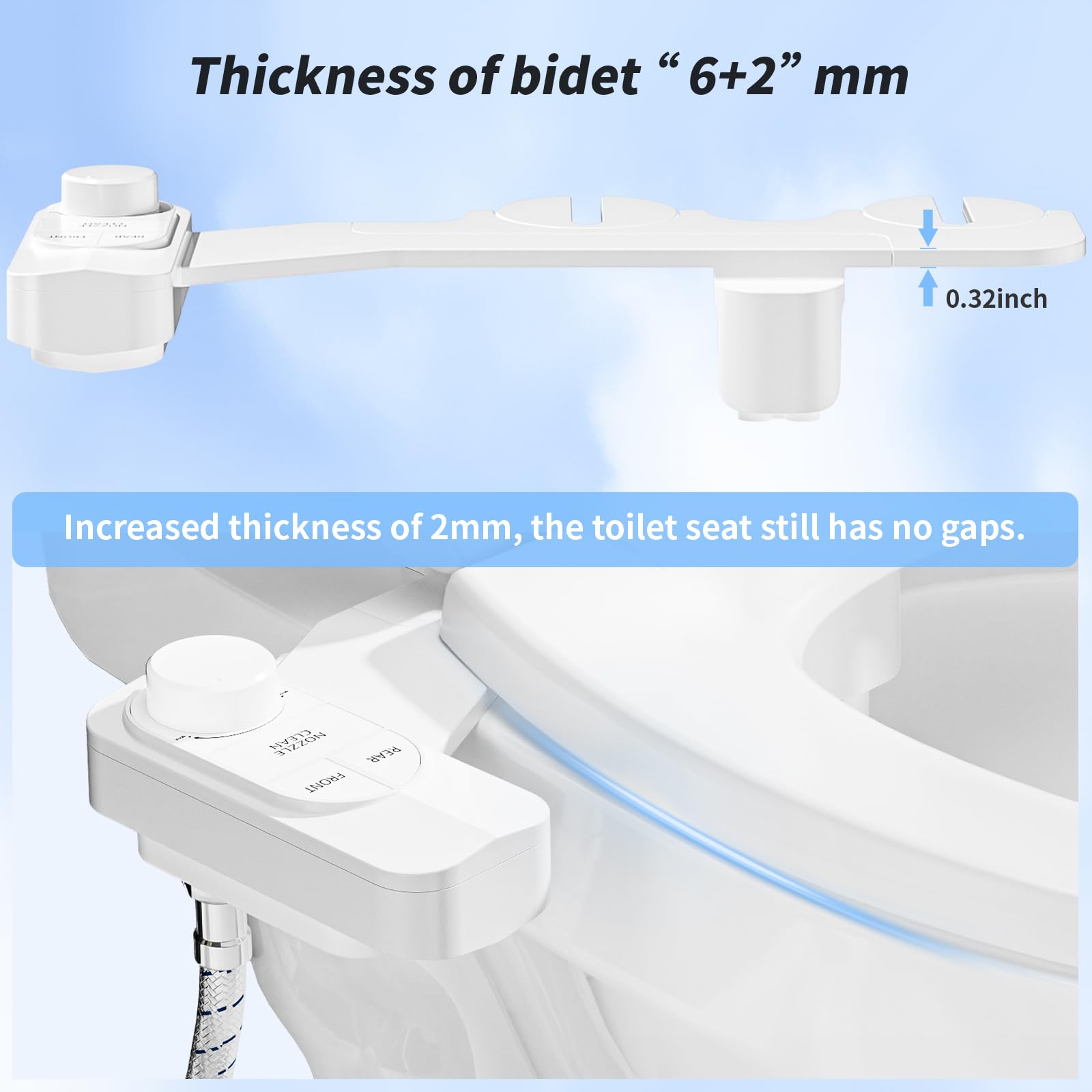SAMODRA durable design fits most curved seats with concave nozzle