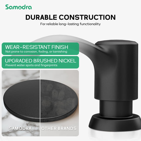 Fingerprint-resistant matte finish keeps surfaces clean.