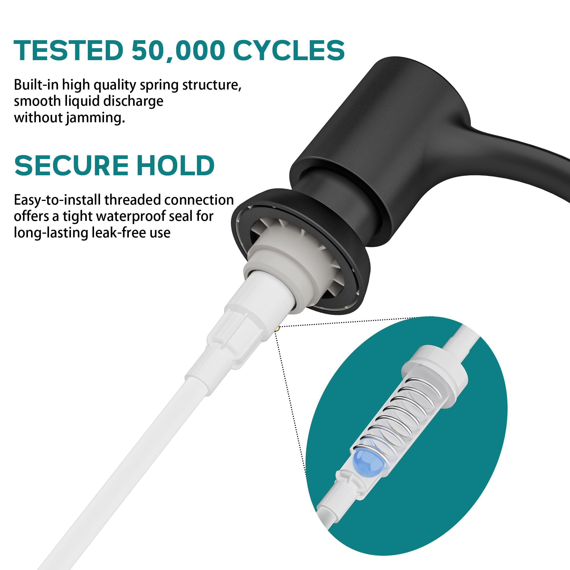 Versatile SAMODRA dispenser for soap, lotion, or dish detergent in kitchen or bath.