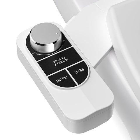 SAMODRA bidet with dual nozzles for front and rear wash, refreshingly clean.