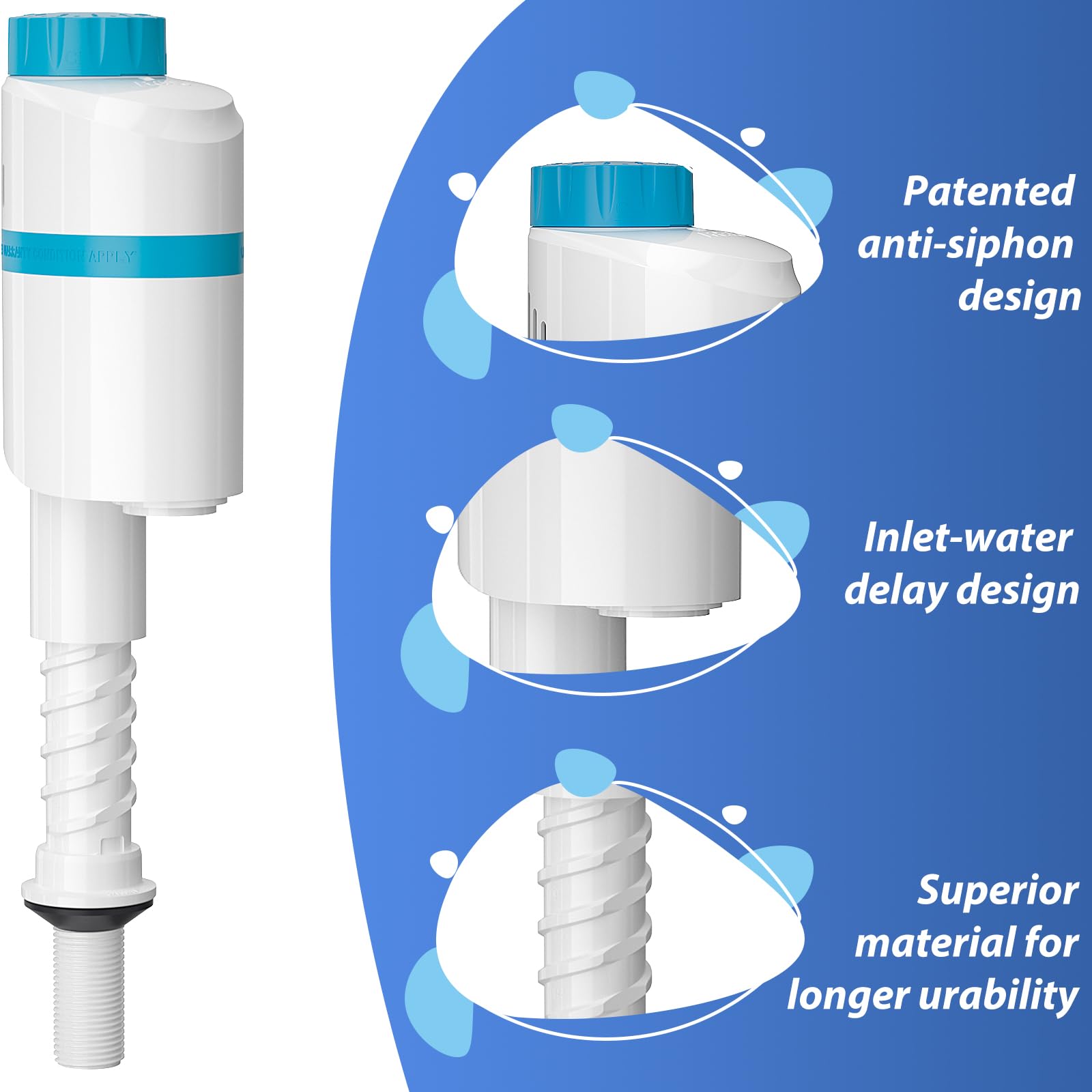 SAMODRA patented delay mechanism highlights water-saving technology for lower consumption