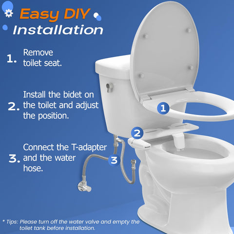 SAMODRA includes installation hose and adapters for quick setup