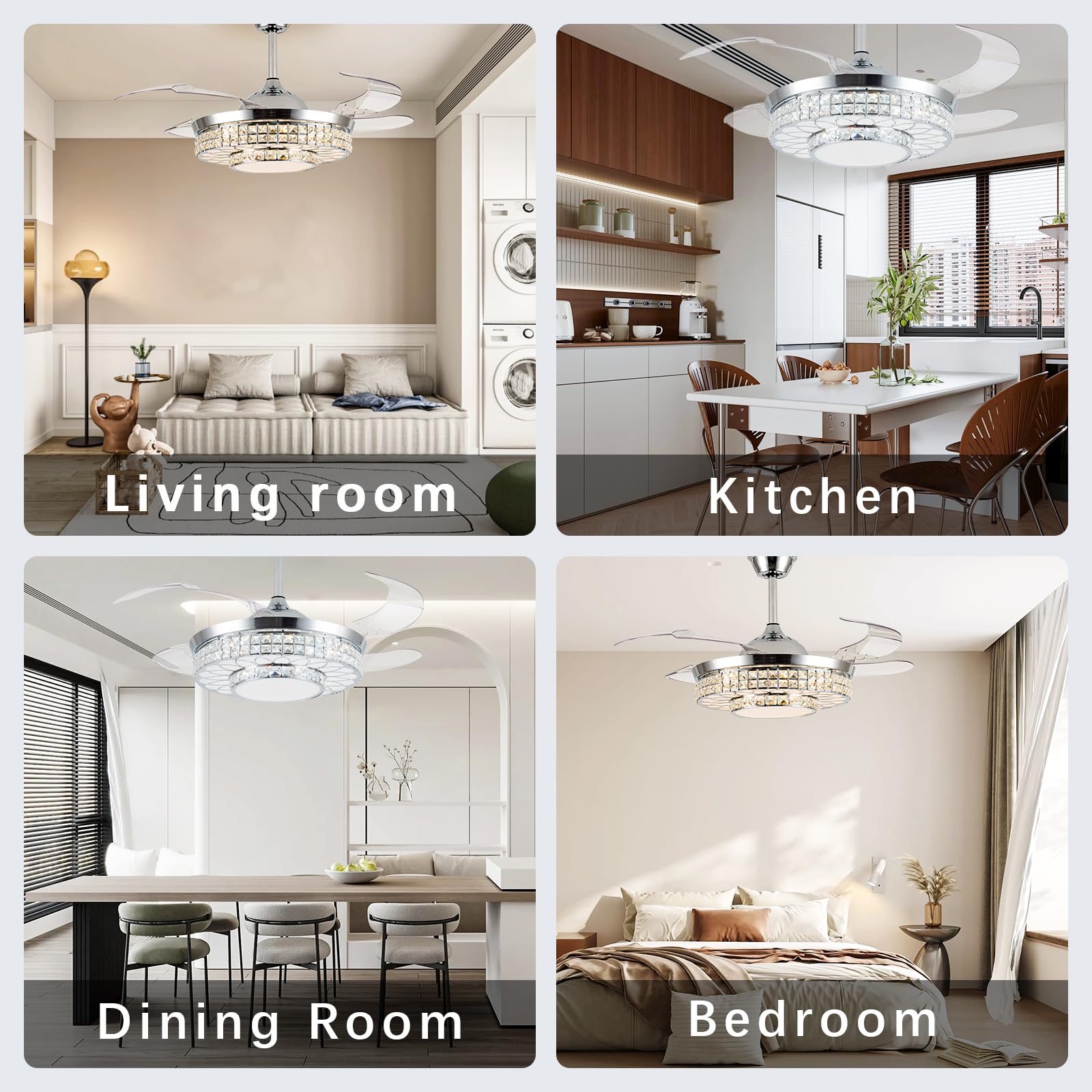 SAMPHON dimmable LED lighting adapts from warm to cool tones.