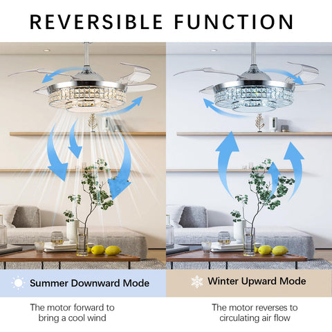 SAMPHON crystal fandelier silver finish complements modern living rooms.