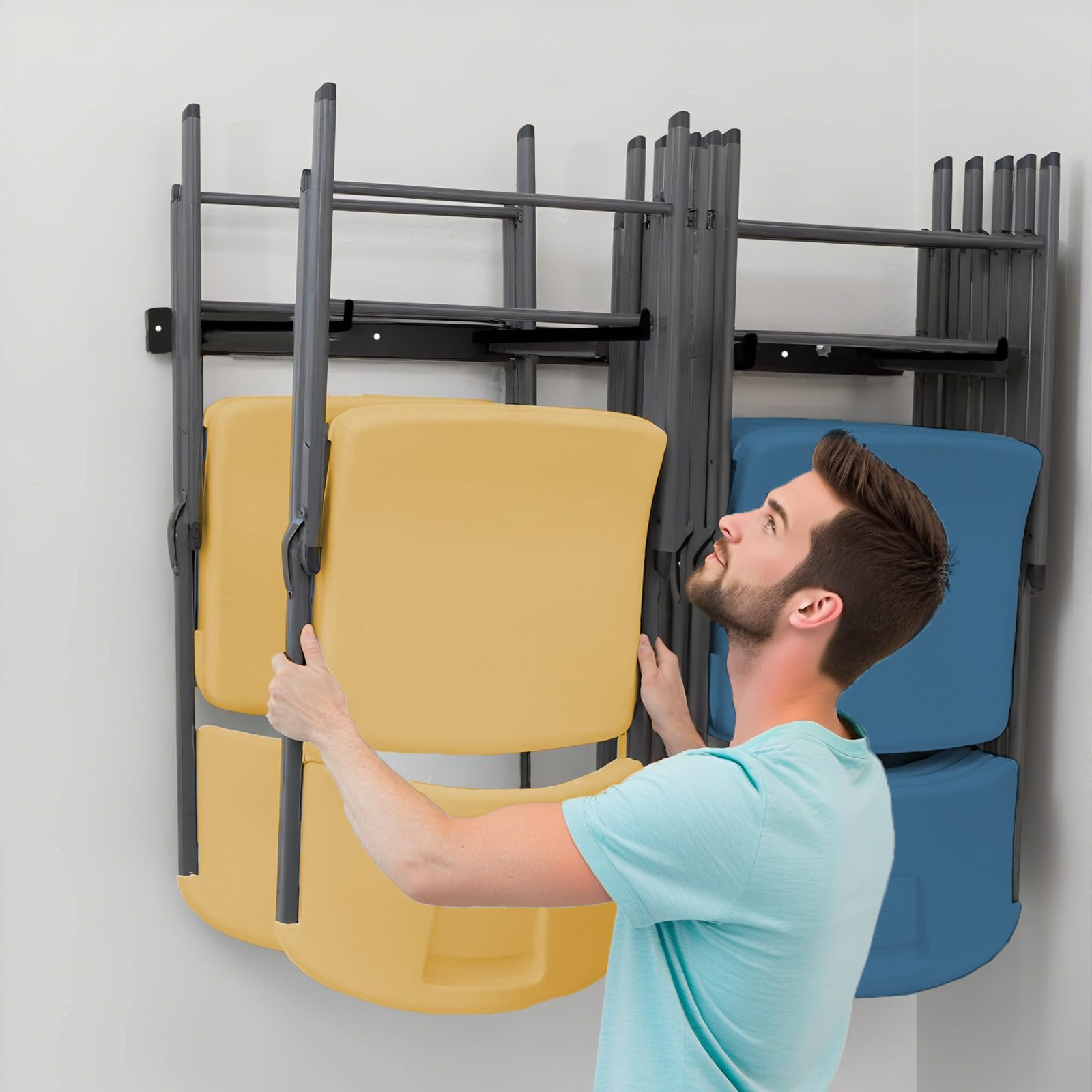 SAMRELAX wall-mount installation kit enables quick setup and tidy spaces.