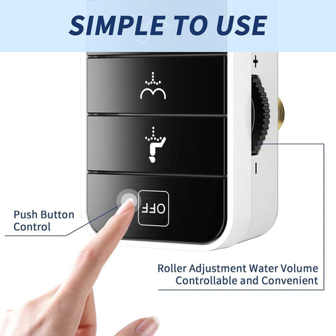 SAMSICHI bidet attachment stainless valve ensures durable connection.