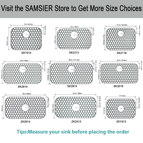 Samsier multipurpose kitchen mat doubles as drying and protection.