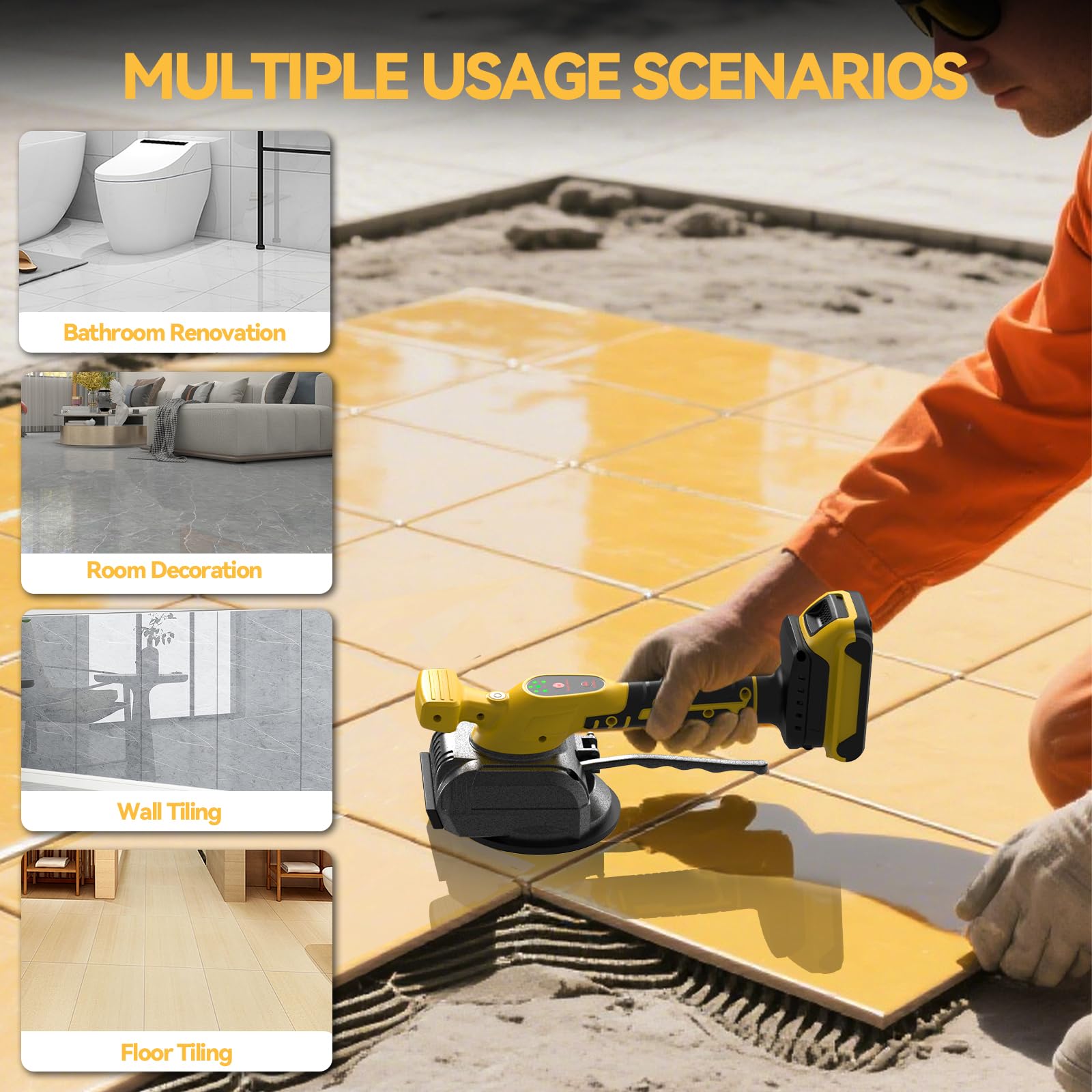 Samvinor lock design keeps suction engaged, saving time on setups.