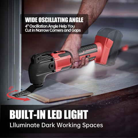 Samvinor portable cordless design supports use in hard-to-reach areas.