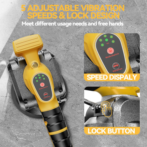 Samvinor bubble level gauge helps precise vertical alignment during tiling.