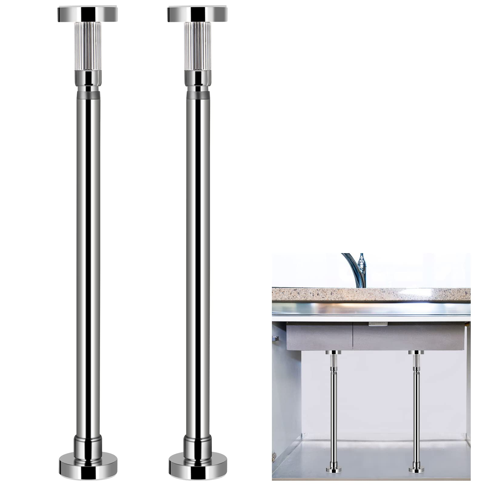 Sanbege undermount brackets under-sink assembly for kitchen stability and easy installation.