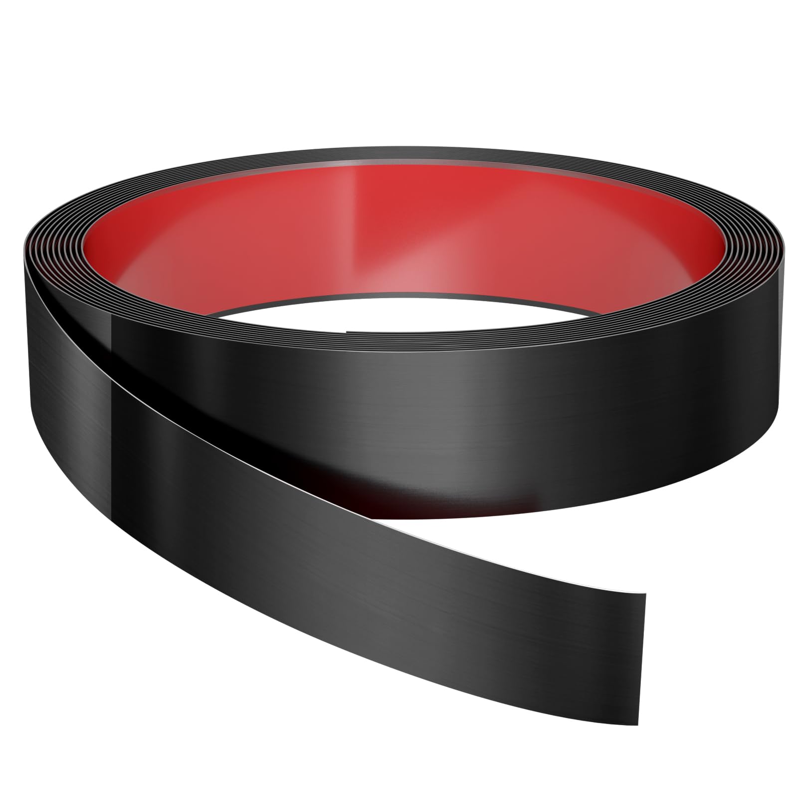 Sanbege wall trim peel and stick brushed black for a sleek edge.