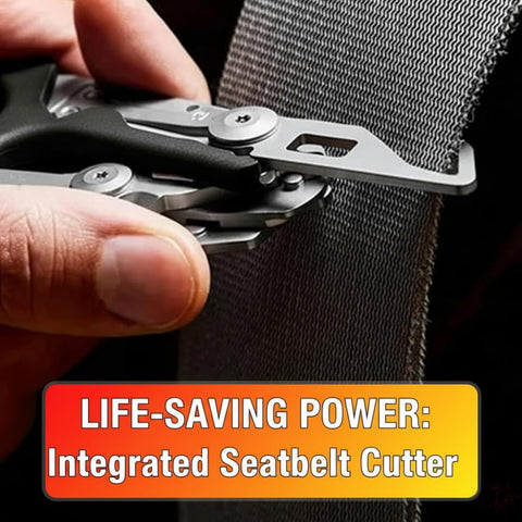 SANBIAOPEN compact design fits in pocket or belt for rapid access