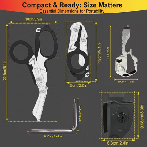 SANBIAOPEN stainless steel blades deliver precise cuts through bandages and fabrics