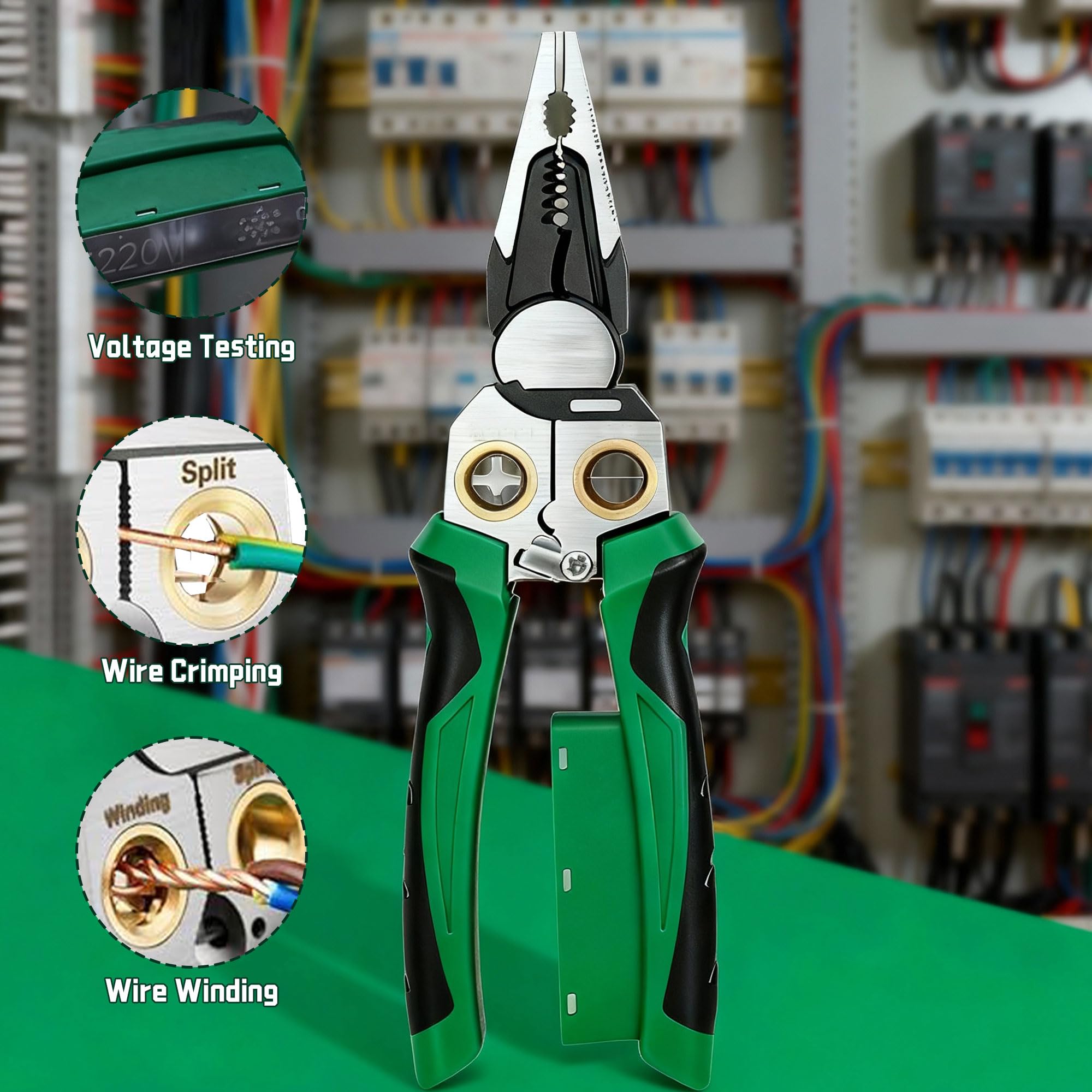 Sanfylikus heavy-duty carbon steel construction withstands tough electrical jobs.