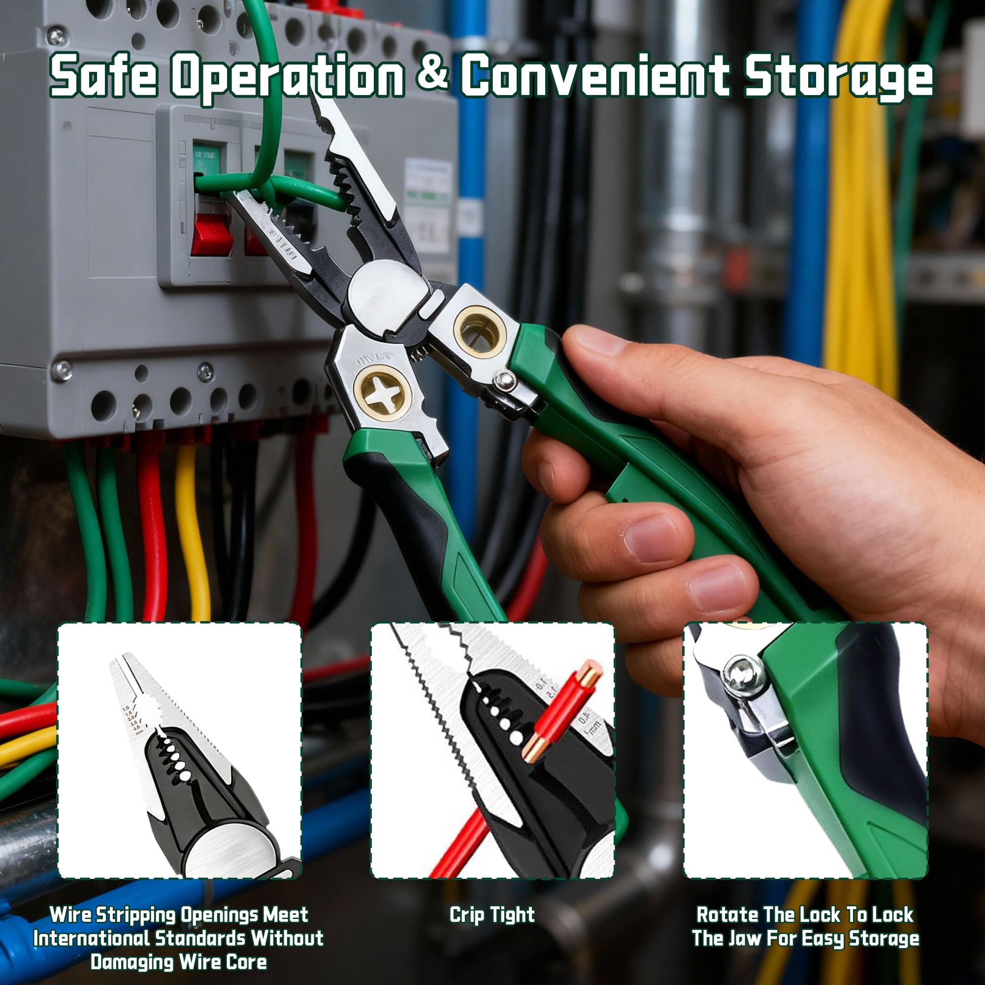 Sanfylikus professional electrician tool for wiring, auto repairs, and testing.