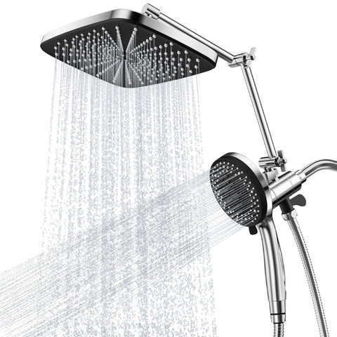 SANISANO 12-inch rain shower head delivers wide coverage for a spa-like shower