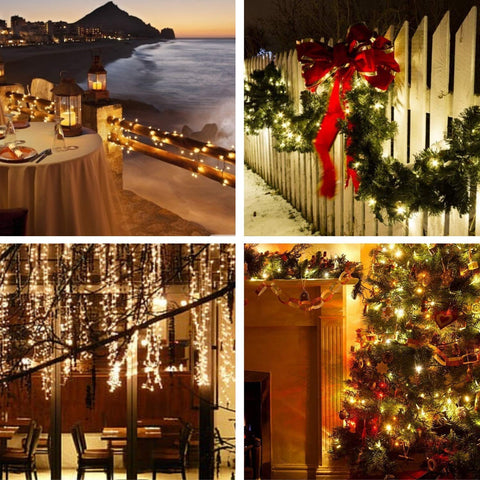 SANJICHA Christmas yard decor adds festive warmth outdoors.
