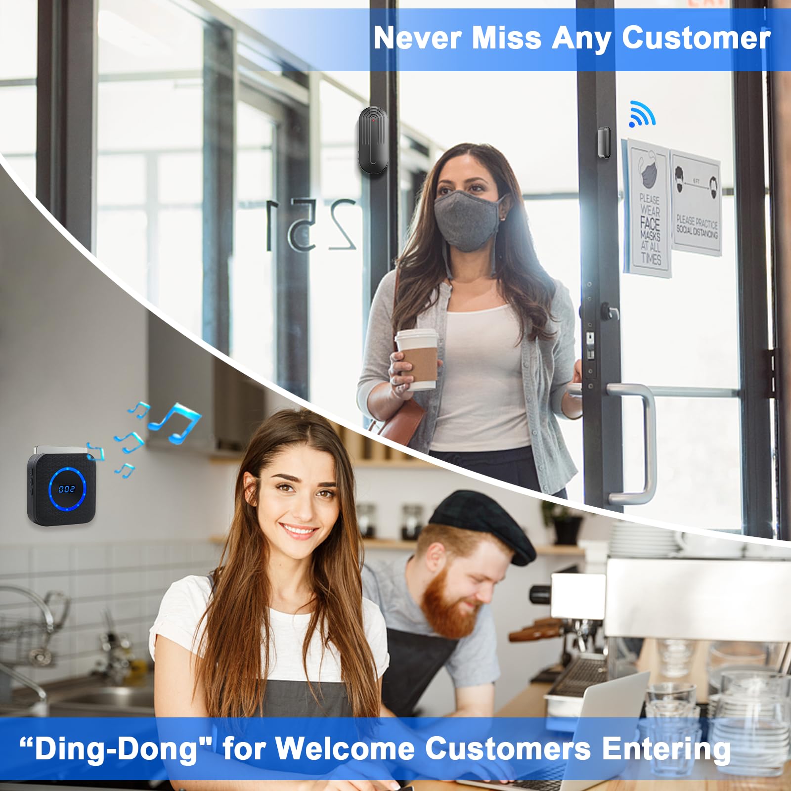 SanJie 55 ringtones offering varied alerts for any environment