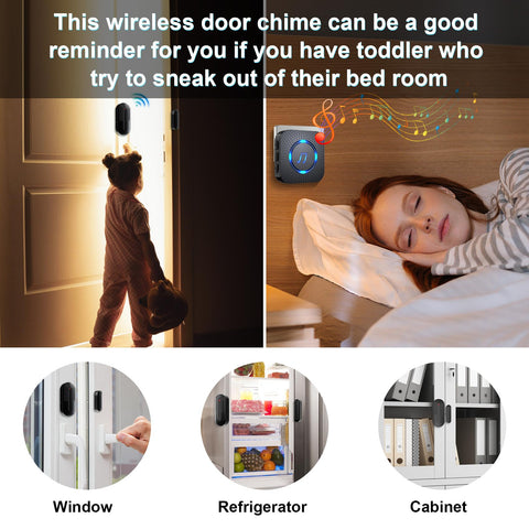 SanJie adhesive mount keeps the sensor discreet and secure