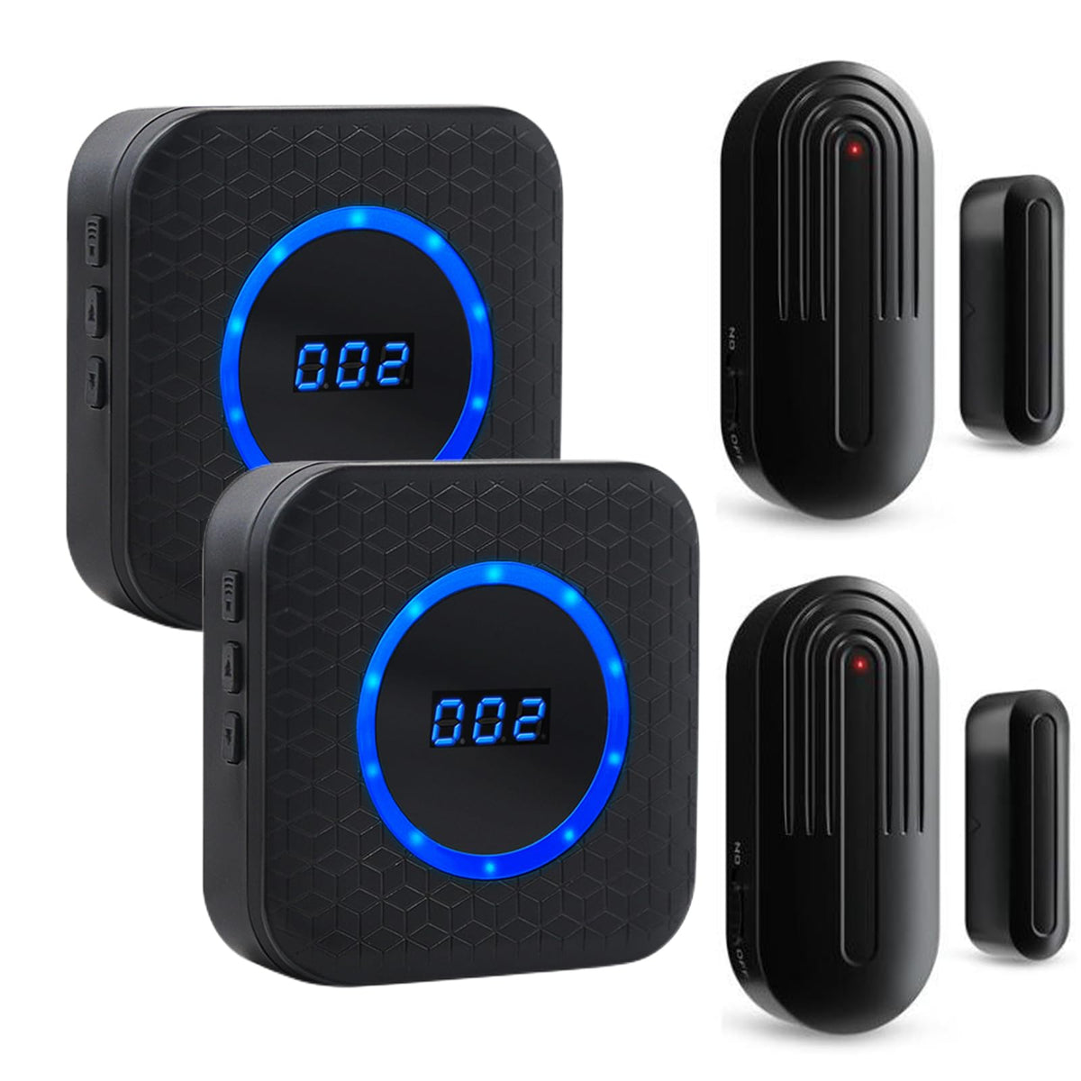 SanJie door chime receiver on wall for quick entry alerts.