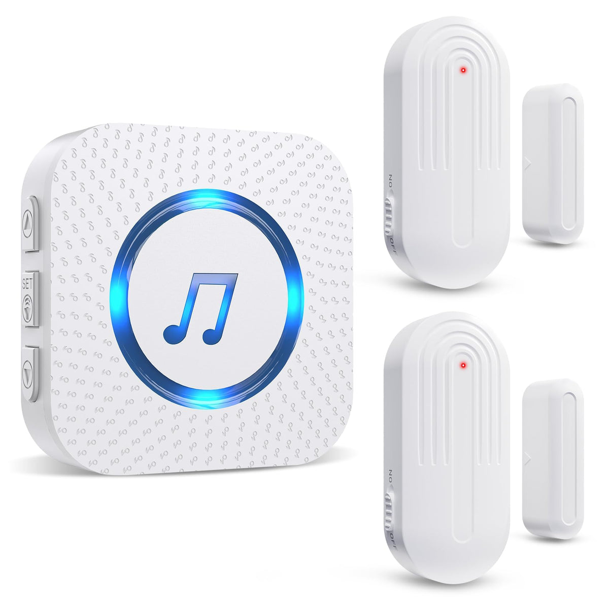 SanJie door chime receiver plugged into outlet for instant alerts