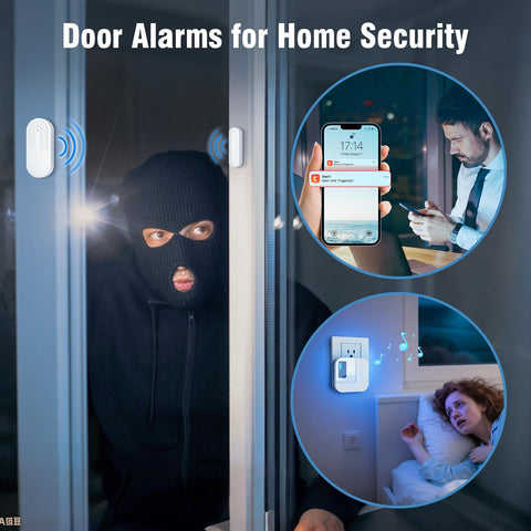 Sanjie WiFi door chime sends mobile notifications in real time