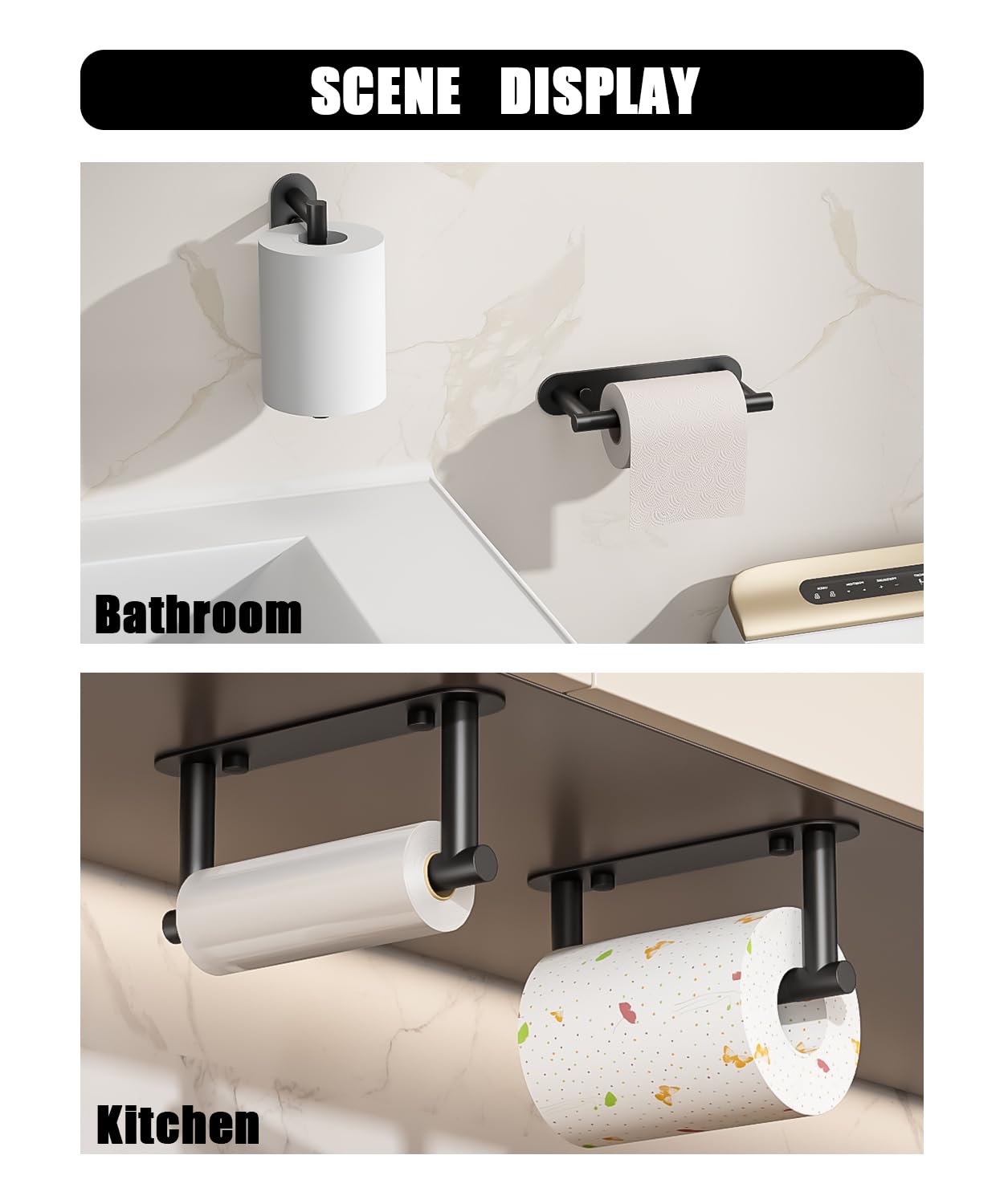 Sankecao locking design prevents the roll from falling during use.
