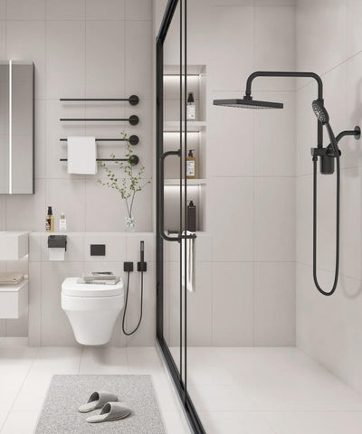 Sankecao universal G1/2 thread compatibility with standard shower arms
