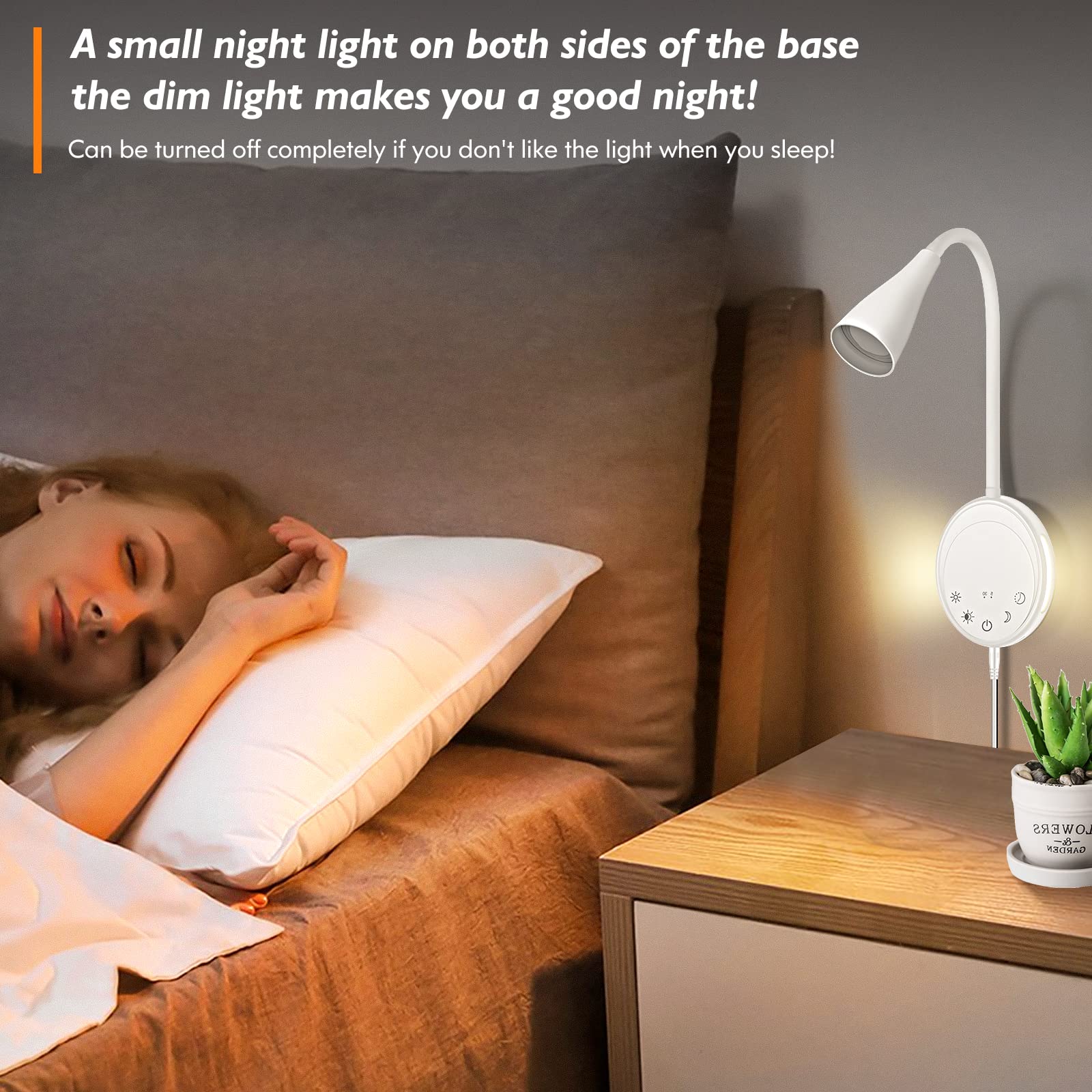 SANKEDOU touch-control panel enables quick brightness changes